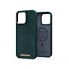 Njord byELEMENTS Salmon Leather Magsafe mobile phone case Vert