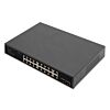 Digitus 16-Port Gigabit PoE Networkswitch, 19 Zoll, unmanaged,2 Uplink Ports, SFP