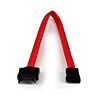 StarTech.com 0.3m SATA câble SATA 0,3 m SATA 7-pin Noir, Rouge