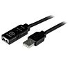 StarTech.com 10m, USB2.0 - USB2.0 USB-kabel USB A Zwart