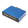 Digitus DN-651158 network switch Gigabit Ethernet (10/100/1000) Black, Blue