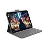 Logitech Slim Folio QWERTZ Suisse Bluetooth Gris