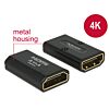 Adapter High Speed HDMI with Ethernet – HDMI-A female > HDMI-A female 4K Gender Changer black