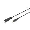 Digitus DB-510200-015-S audio kabel 1,5 m 3.5mm Zwart