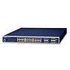 PLANET GS-4210-24P4C network switch Blauw