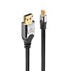 Lindy 0.5m CROMO Mini DisplayPort to DisplayPort Cable Grey