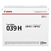 Canon 039H toner cartridge 1 stuk(s) Origineel Zwart