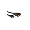 ACT Conversion cable HDMI A male to DVI-D male 2,00 m Beige