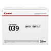 Canon 039 toner cartridge 1 stuk(s) Origineel Zwart