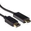 ACT 1.8 meters adapter cable DisplayPort male to HDMI-A male Black