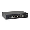 LevelOne 10-Port Web Smart Gigabit PoE Switch, 8 PoE Outputs, 2 x Gigabit SFP, 70W