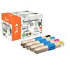 Peach 112100 toner cartridge 4 stuk(s) Compatibel Zwart, Cyaan, Magenta, Geel