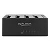 DeLOCK 63930 storage drive docking station USB 3.2 Gen 1 (3.1 Gen 1) Type-B Zwart