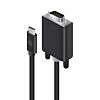 ALOGIC ELUCVG-02RBLK câble vidéo et adaptateur 2 m USB Type-C VGA (D-Sub) Noir