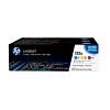 HP 125A 3-pack Cyan/Magenta/Yellow Original LaserJet Toner Cartridges toner cartridge