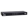 Inter-Tech AS-9108HA KVM-switch Rack-montage Zwart