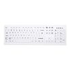 CHERRY AK-C8100F-FU1-W/US clavier Médical RF sans fil QWERTY Anglais américain Blanc