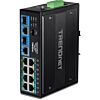 Trendnet TI-BG104 network switch Unmanaged Gigabit Ethernet (10/100/1000) PoE Black