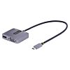 StarTech.com 122-USBC-HDMI-4K-VGA USB grafische adapter 3840 x 2160 Pixels Grijs