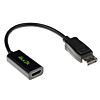 ACT 0.15 meters adapter cable DisplayPort male - HDMI-A female Black