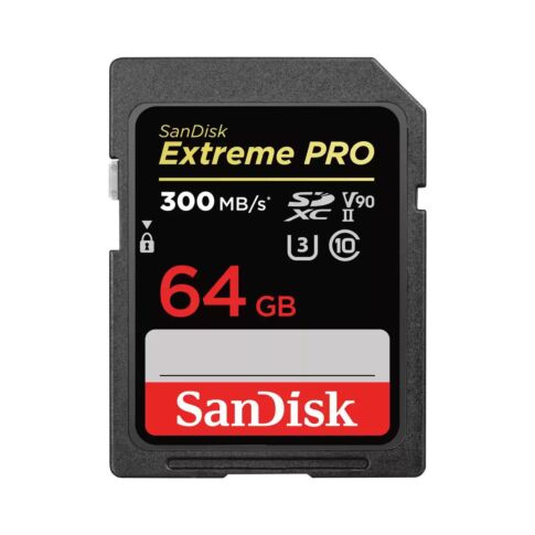 SanDisk Extreme PRO 64 GB SDXC UHS-II Klasse 10 Zwart