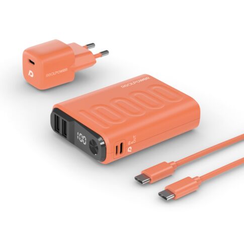 RealPower PB-10000 Lithium-Polymeer (LiPo) 10000 mAh Oranje