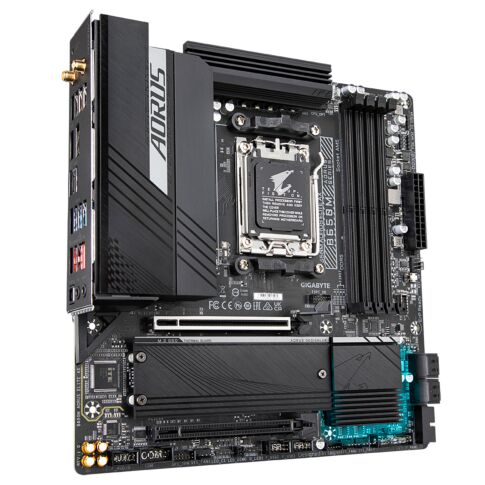 GIGABYTE B650M AORUS ELITE AX moederbord AMD B650 Socket AM5 micro ATX