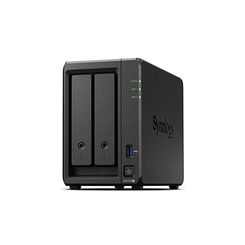 Synology DiskStation DS723+ NAS/storage server 2GB RAM Zwart