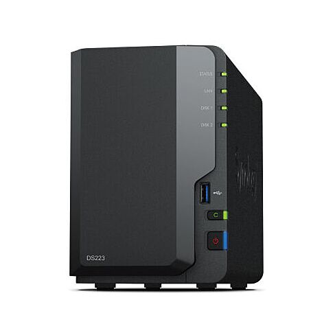 Synology DiskStation DS223 data-opslag-server NAS Desktop Realtek RTD1619B 2 GB DDR4