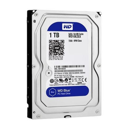 Western Digital Blue interne harde schijf 1 TB 7200 RPM 64 MB 3.5 inch SATA III