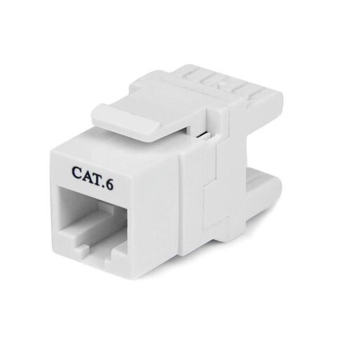 StarTech.com 180° Cat6 Contactbus RJ45 Ethernet Cat6 Wandcontactbus Wit Type 110