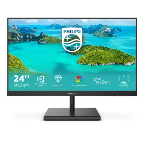 Philips E Line 245E1S/00 LED display 23.8 Inch Zwart