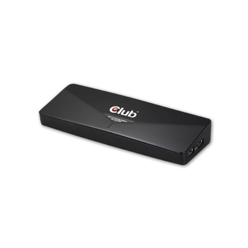 CLUB3D SenseVision USB 3.0 4K UHD Docking Station Zwart