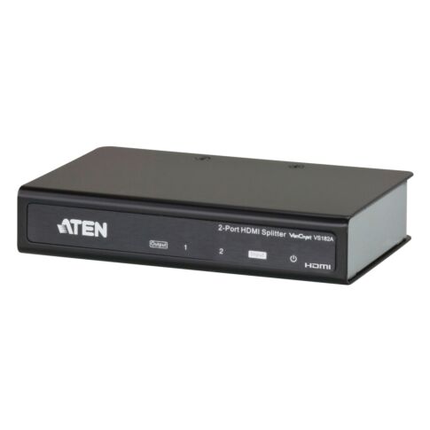 ATEN VS182A video splitter HDMI 2x HDMI Zwart