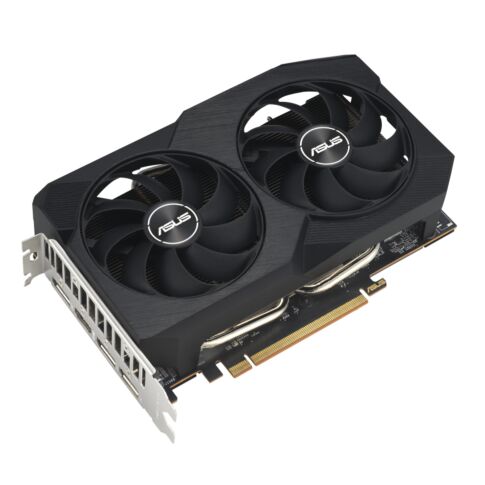 ASUS Dual -RX7600-O8G-V2 AMD Radeon RX 7600 8 Go GDDR6 Noir