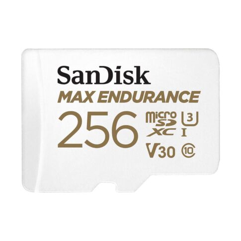 SanDisk MAX ENDURANCE 256 GB MicroSDXC UHS-I Klasse 10 Wit