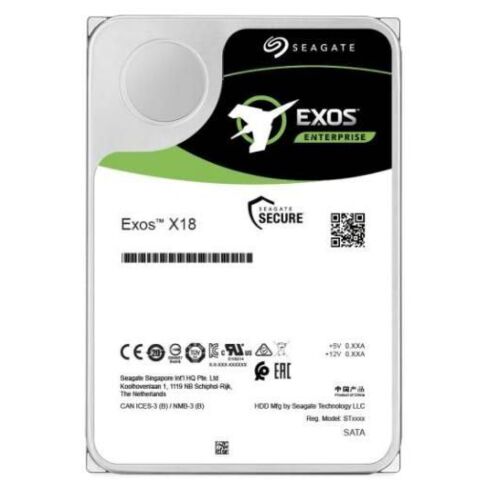 Seagate Exos X18 interne harde schijf 10 TB 7200 RPM 256 MB 3.5 inch SAS