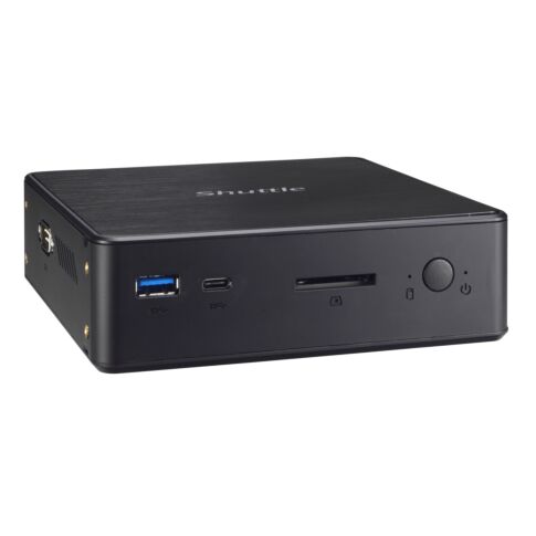 Shuttle NC10U3 PC/workstation barebone Zwart i3-8145U Intel SoC BGA 1528 2,1 GHz