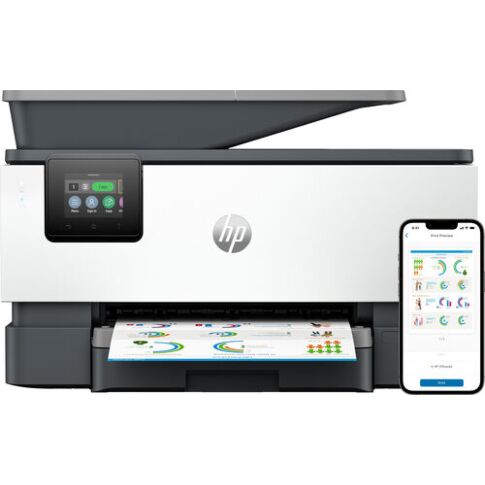 HP OfficeJet Pro 9120b All-in-One Printer Zwart, Cyaan, Magenta, Geel Gris