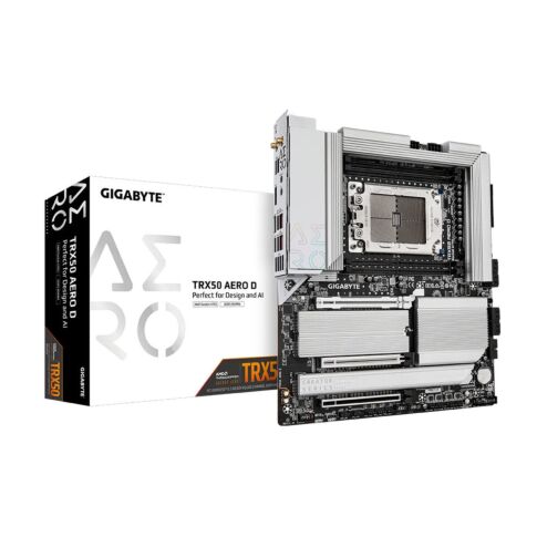 GIGABYTE TRX50 AERO D moederbord AMD TRX50 Socket sTR5 Verlengd ATX Zwart