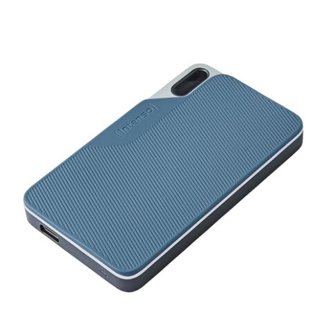 Intenso Lesen/Schreiben bis zu 500 MB/s/2TB USB Type-C 3.2 Gen 1 (3.1 Gen 1) Blauw, Grijs