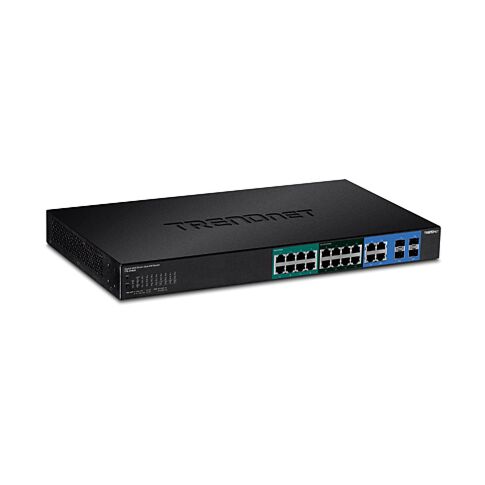 Trendnet TPE-204US network switch Zwart