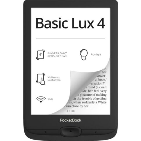 PocketBook Basic Lux 4 e-book reader 512MB RAM 6.0 Inch Touchscreen Black