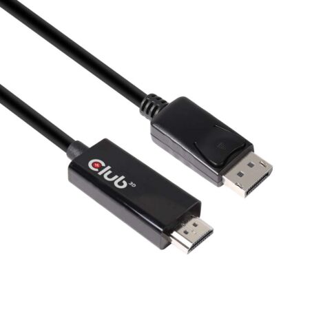 CLUB3D DisplayPort 1.4 to HDMI 2.0b HDR Kabel 2 meter M/M Zwart