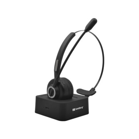 Sandberg 126-06 headphones/headset Draadloos Hoofdband Kantoor/callcenter Bluetooth Zwart