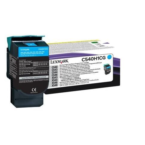 Lexmark C540H1CG toner cartridge 1 stuk(s) Origineel Cyaan