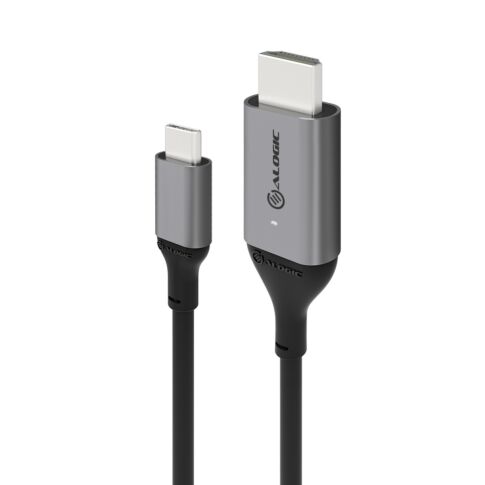 ALOGIC ULCHD01-SGR video cable adapter HDMI Type A (Standard) USB Type-C Black, Grey