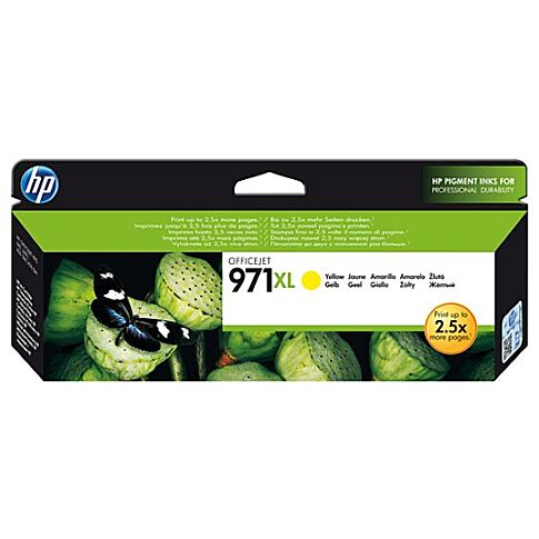 HP 971XL originele high-capacity gele inktcartridge 83 ml Geel