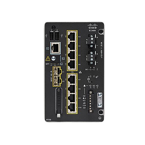 Cisco Catalyst IE3400 Managed L2 Gigabit Ethernet (10/100/1000) Black