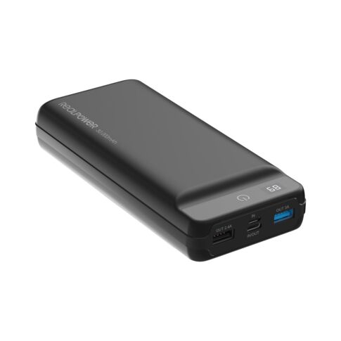 RealPower PB-30k PD 30000 mAh Zwart